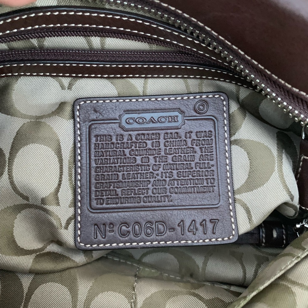 Coach Leather Shoulder Purse 1417 - Picture 6 of 7